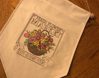 Wall Hanging - Fresh Flower Market