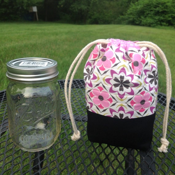 Items similar to Mason Jar lunch bag, Mason Jar Bag, Mason Jar Gift