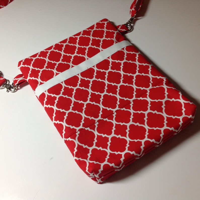 Red Quatrefoil Nursing Purse RN Bag Medical Purse Medical Etsy