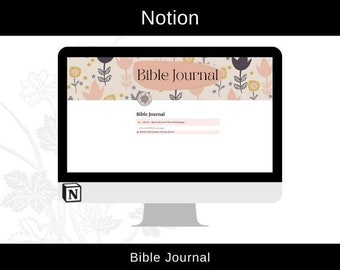 Digital Bible Notion Template,Journaling Habits,Faith Journal,Daily Devotional,Prayer Journal,Notion Journal,Notion Diary,Christian Notion