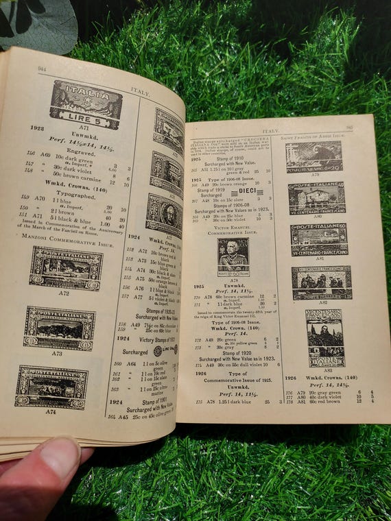コレクション SCOTT'S STANDARD POSTAGE STAMP CATALOGUE Chunky 1932 Scott's Standard Postage Stamp Catalogue - Etsy