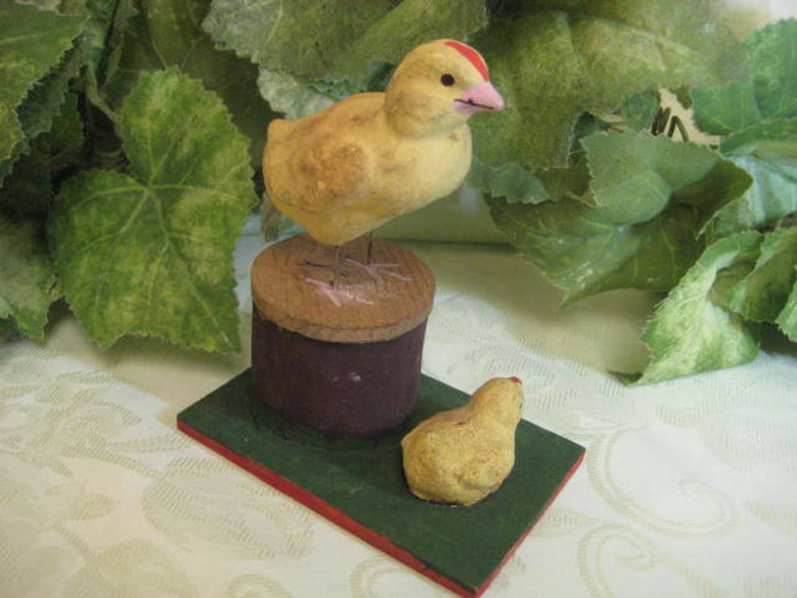Vintage German Pre WWII Paper Mache Easter ChicksEaster Etsy