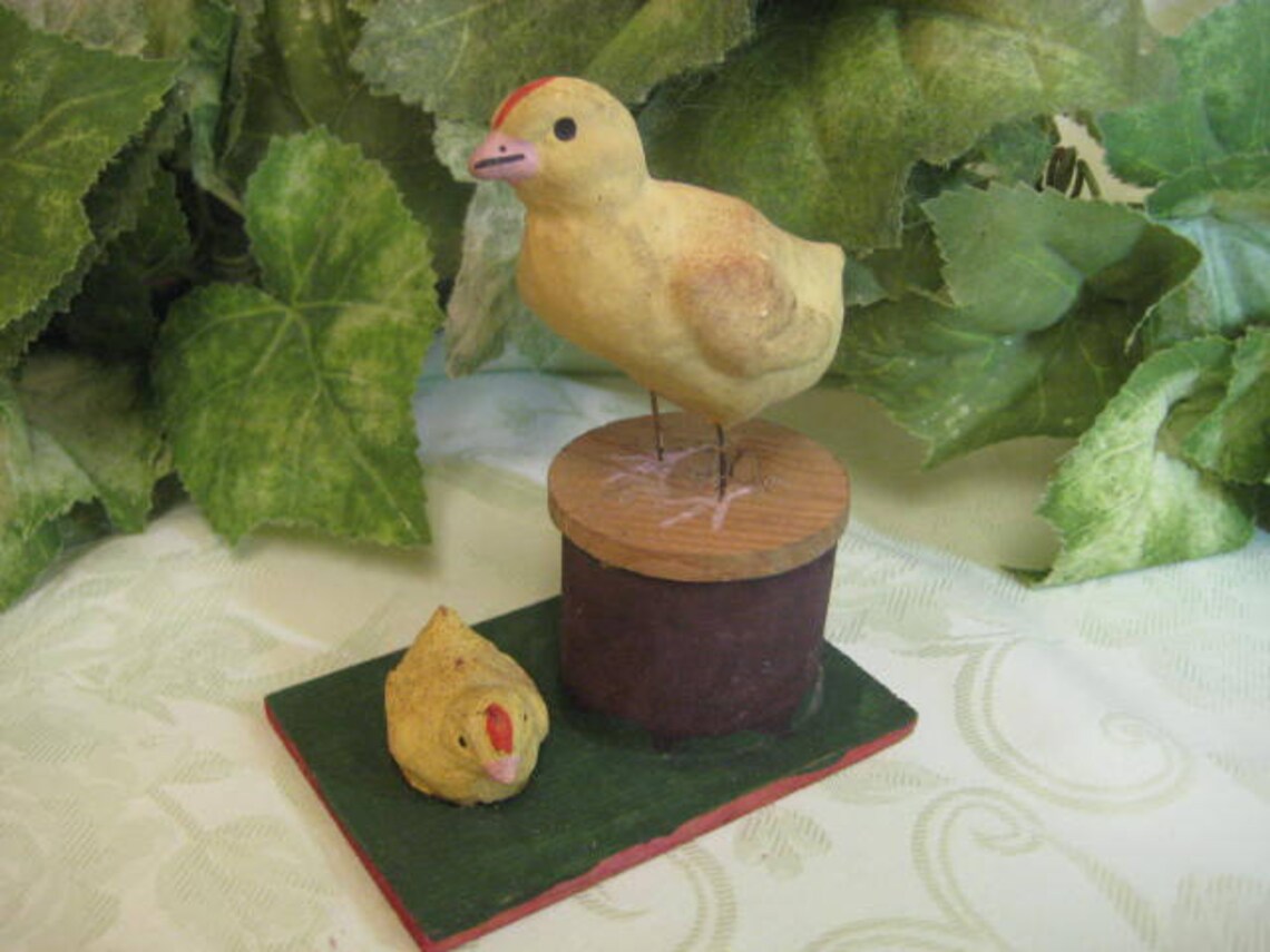 Vintage German Pre WWII Paper Mache Easter ChicksEaster Etsy