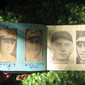 Vintage 1930&#39;s One-of-a-Kind Personally-Made Sports Scrapbook / Sports Collectible Memorabilia Album