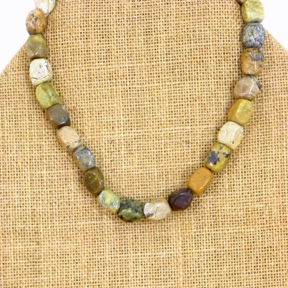 16 St Multicolor Agate Flat Irregular Beads 44-57mm.-Approx.-Strand 40cm.