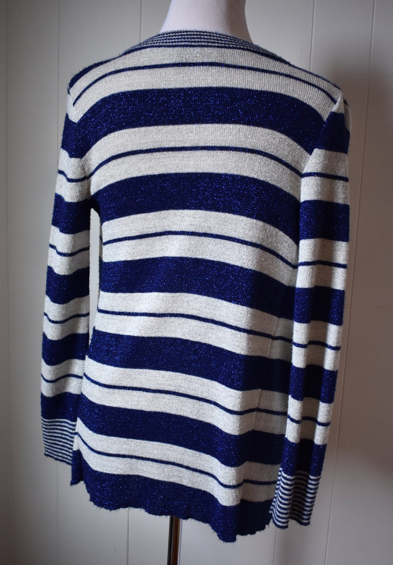 Striped sparkly cardigan
