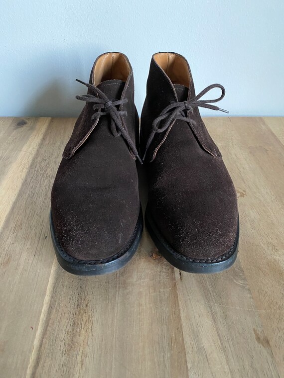Handcrafted Church s English Suede Ryder Lace Up Shoes