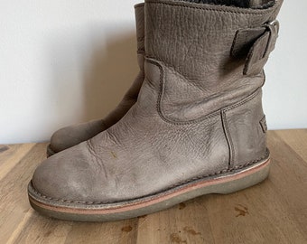 Shabbies Amsterdam womens shearling boots, size 38,5-38