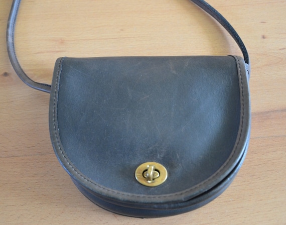 Coach Women Brown Signature Logo Canvas Small Shoulder Handbag Purse Sling  10730 | eBay