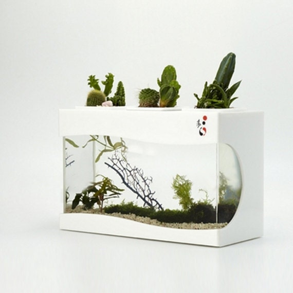 fish tank planter