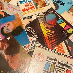 Vintage Vinyl Record Album Covers for Crafting DIY Music Wall Decor Rock & Roll Art Home Decorating