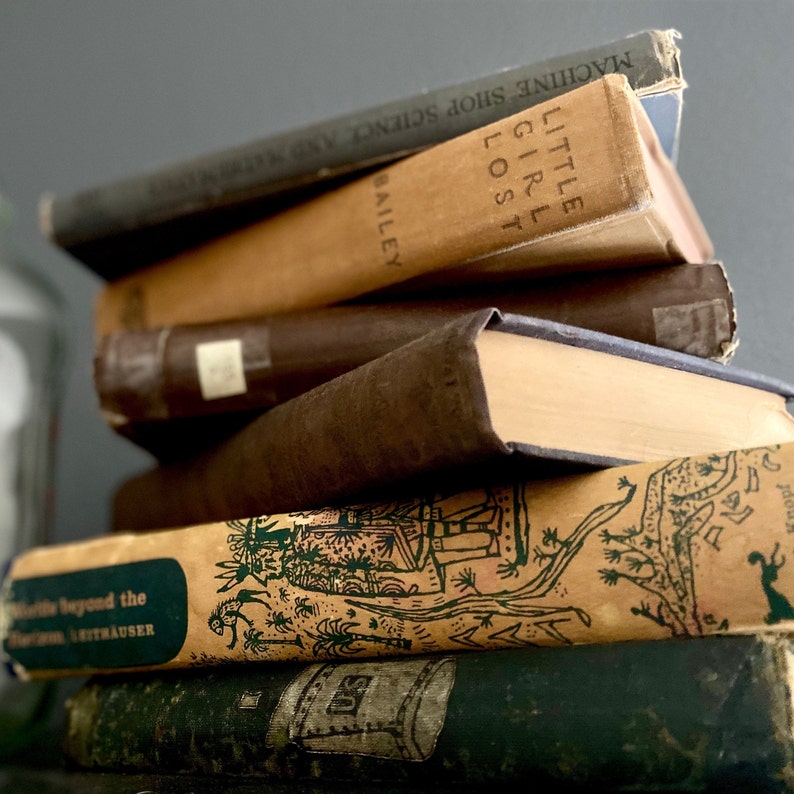 hardcover books vintage