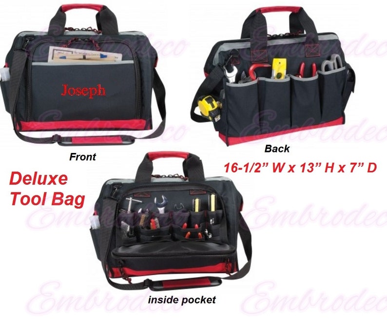 Deluxe Tool Bag Personalized Gift for Carrying All Needed Tools Etsy