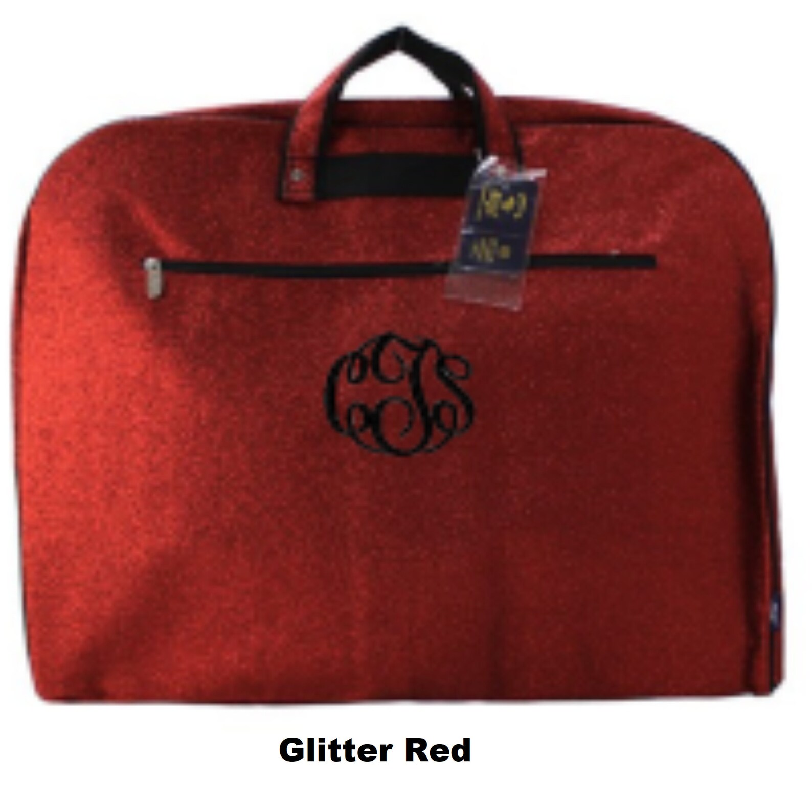 glitter garment bag