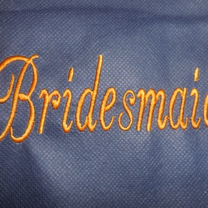 Put Bridesmaid or Maid of Honor or Date to Monogram