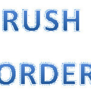 Add Rush order to any item already in cart
