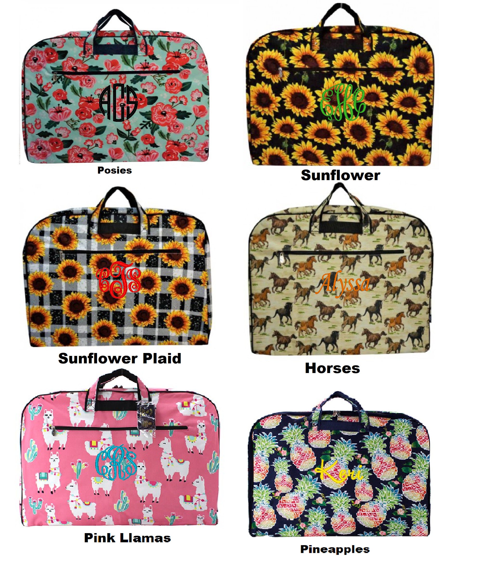 garment bag personalized