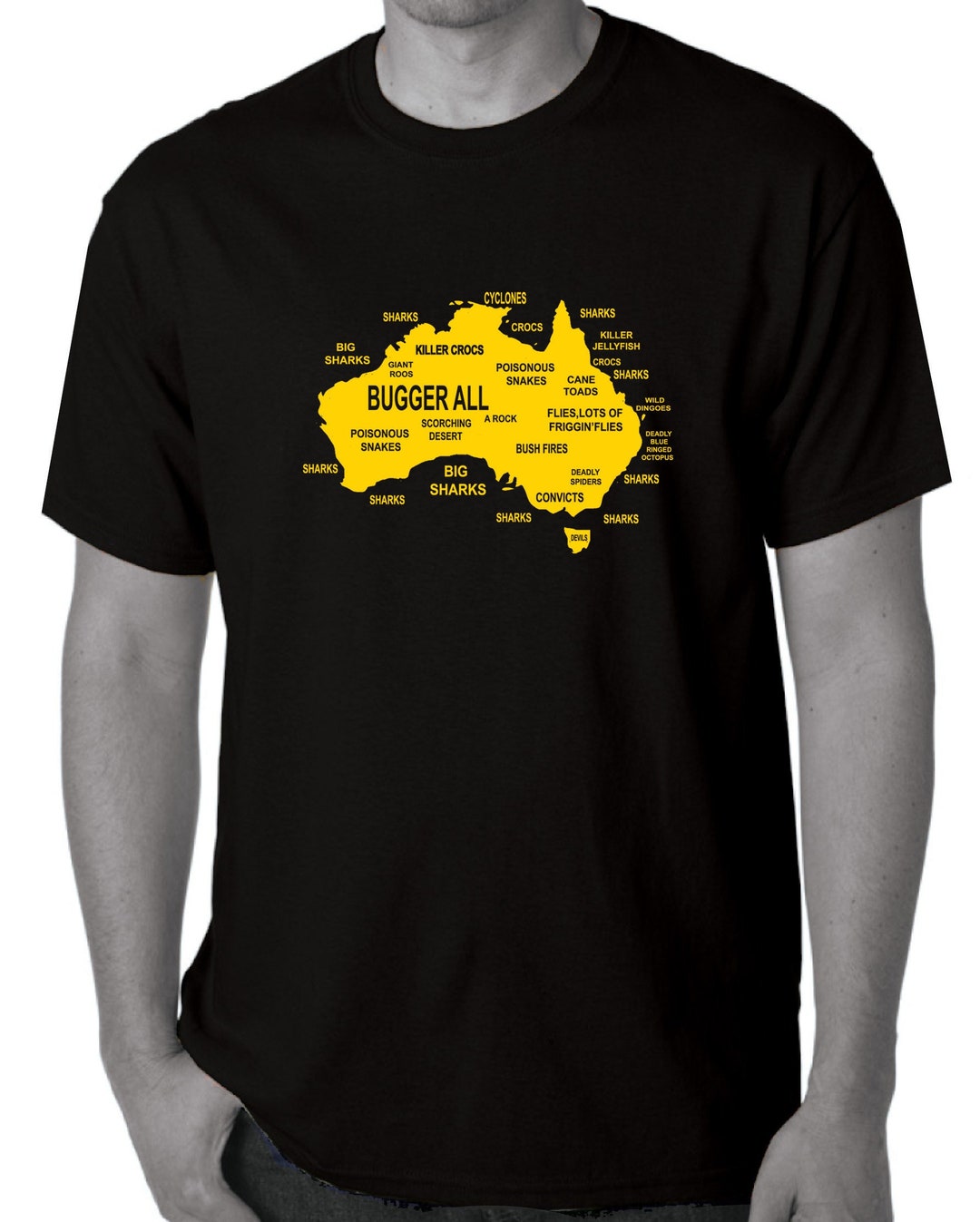 Funny T Shirts Australia Map Explained Aussie T Shirt Australian Tshirt