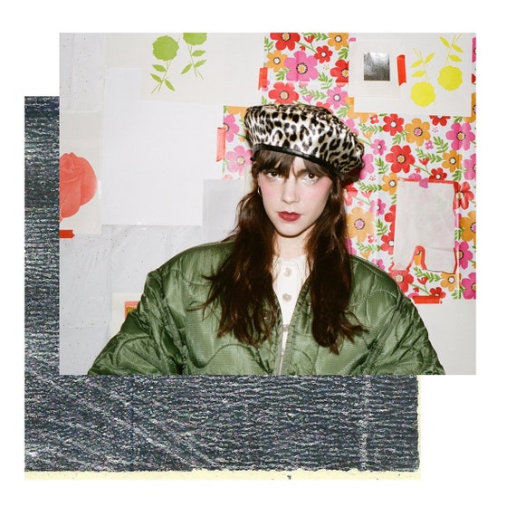Custom Military Style Beret: Vintage Textiles, Shearling, or  display picture 3