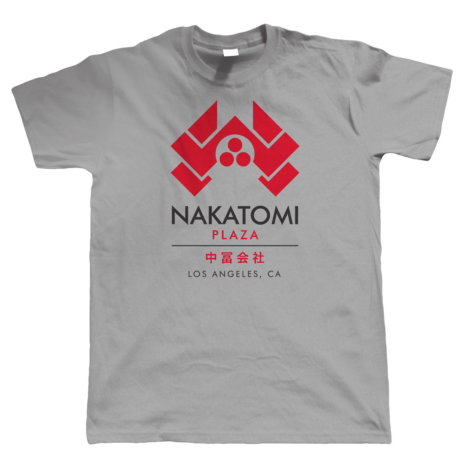 Image of Nakatomi Plaza Mens Movie Inspired T Shirt, Retro Action Film Cinema