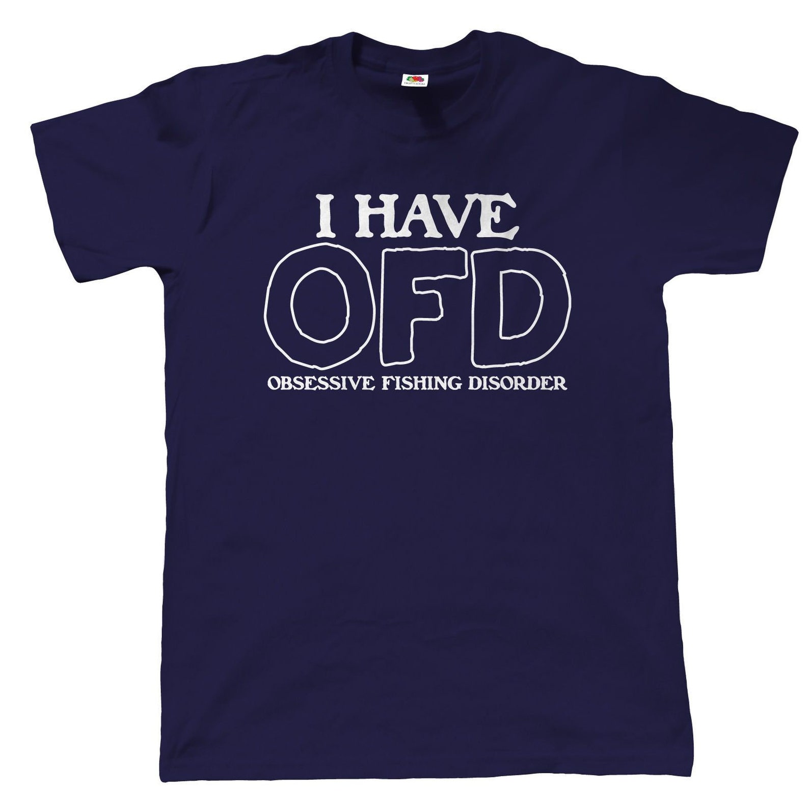 I Have OFD Mens Funny Fishing T Shirt Carp Fly Sea Fathers | Etsy