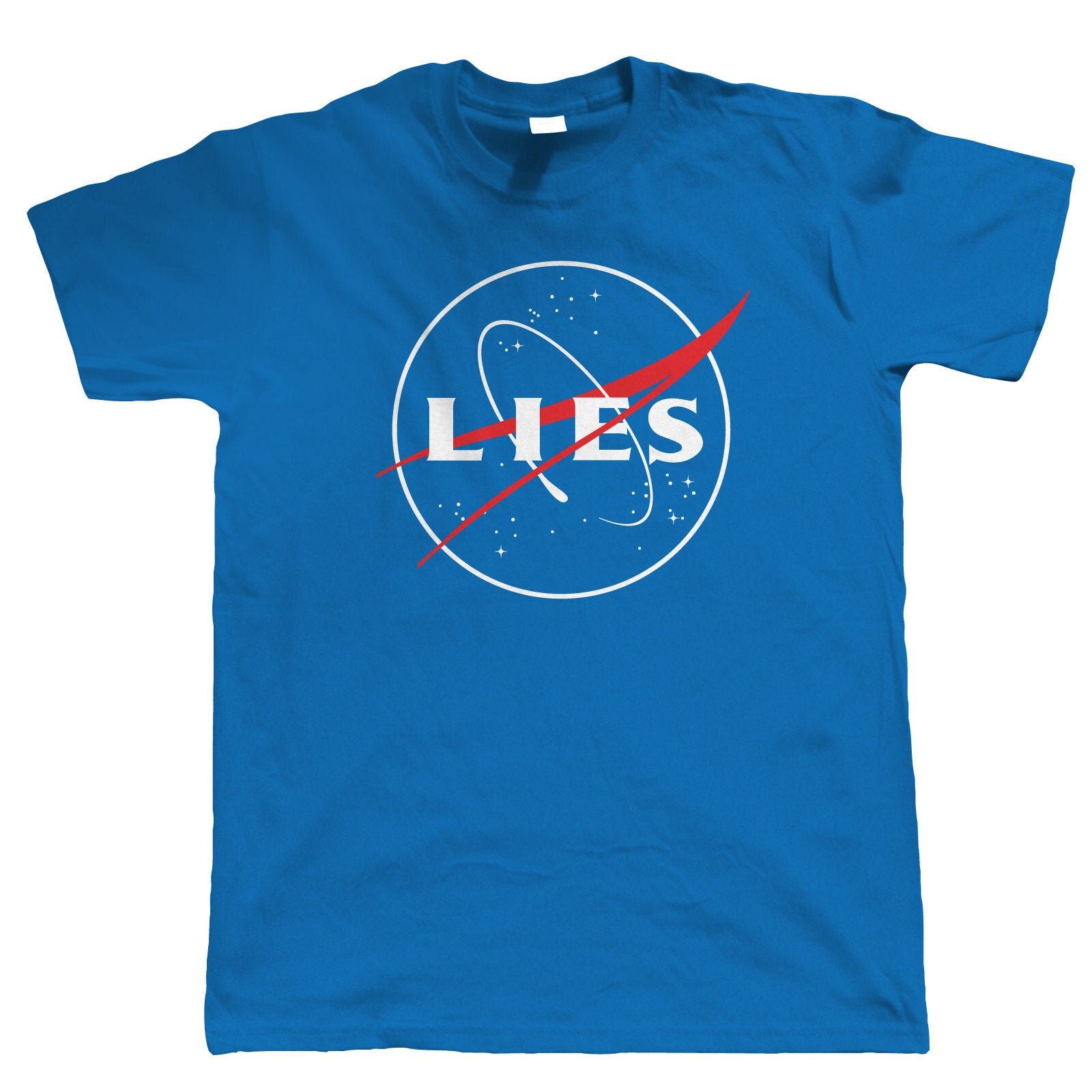 Image of Lies Flat Earth Society Mens Funny T Shirt, Beyond The Curve Theory