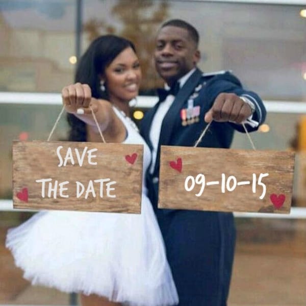 Save The Date Sign - ENGAGEMENT SIGNS, Engagement Photo Prop, Wooden Engagement Sign, Engagement Sign, Save The Date Prop