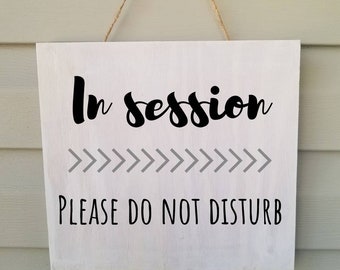 in session sign etsy