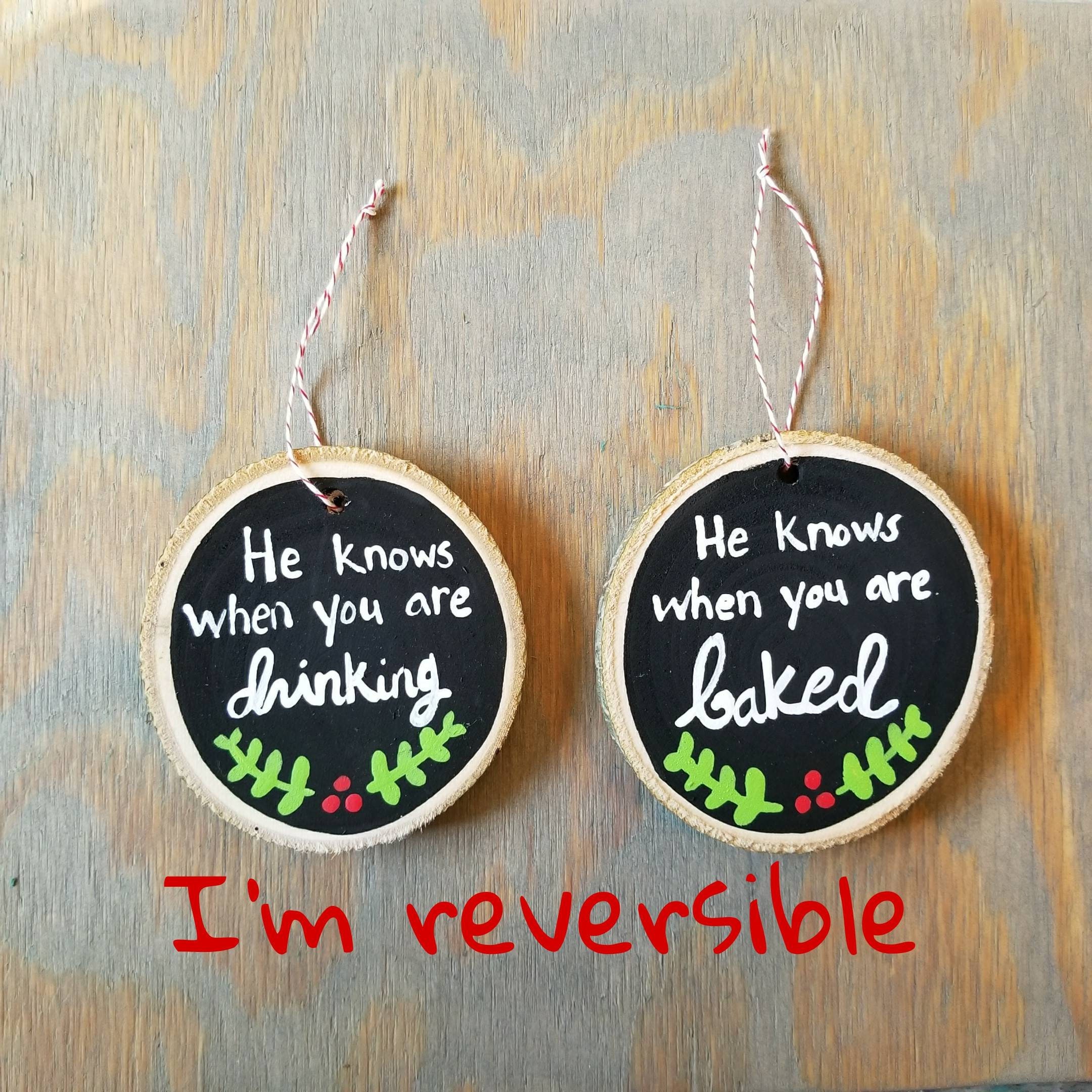 Funny ornament Christmas ornament stoner gift best friend Etsy