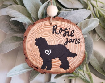 Golden Doodle Ornament, Dog Ornament, Pet Gift Dog Lovers, goldendoodle gift, Custom Made, Personalized Ornament, Puppy ornament