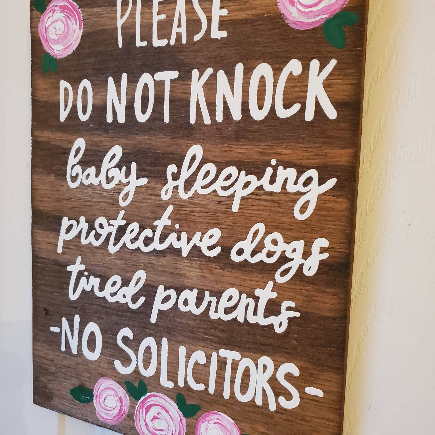 Do Not Knock Sign Sleeping Baby Sign New Mom Gift Baby | Etsy