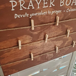 Prayer Board, War Room, Prayer Sign, Christian Sign, Bible Verse Sign, Christian Gift, Rustic Wooden Sign, Prayer Gift, Pastor gift image 2