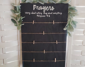 Prayer Board, War Room, Prayer Sign, Christian Sign, Bible Verse Sign, Christian Gift, Rustic Wooden Sign, Prayer Gift, Pastor gift