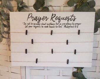 Prayer Request Board, Prayers Sign, War Room, Prayer Sign, Christian Sign, Bible Verse Sign, Christian Gift, Prayer Warrior, Bible art