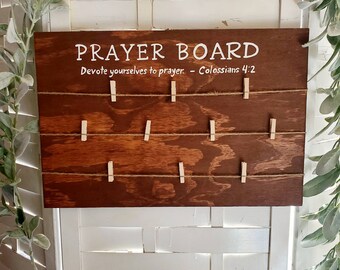 Prayer Board, War Room, Prayer Sign, Christian Sign, Bible Verse Sign, Christian Gift, Rustic Wooden Sign, Prayer Gift, Pastor gift