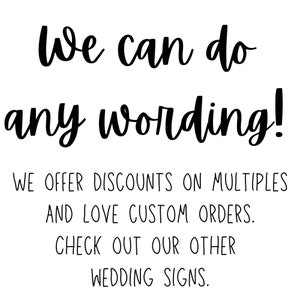 Outdoor Wedding Decor, Custom Wedding Sign, Be Smitten Not Bitten, Bug Spray Sign, Wedding BBQ, Summer Wedding image 2