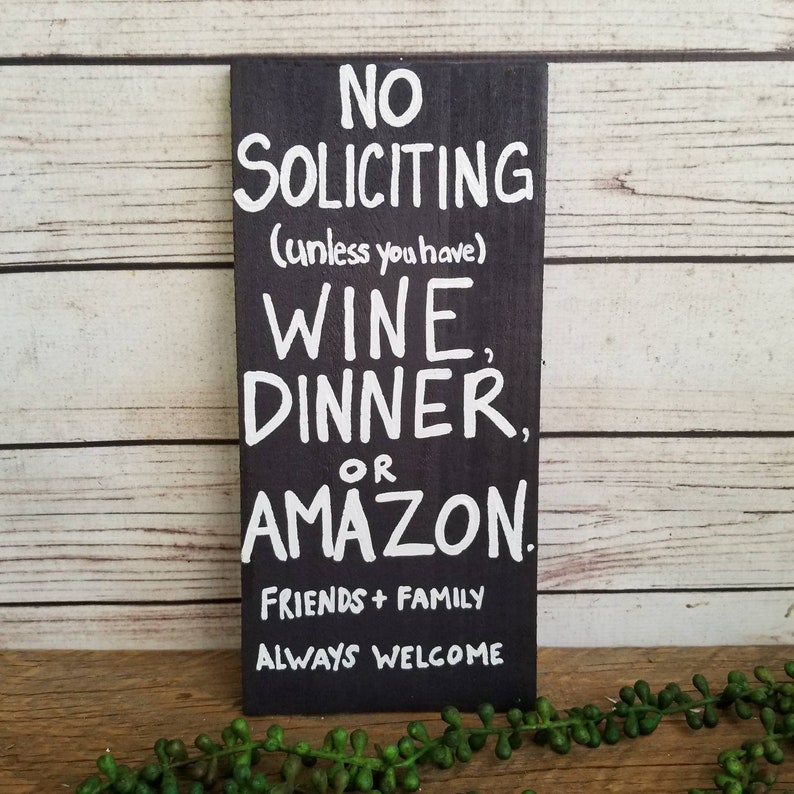 Door Hanger housewarming gift best friend gift Do not knock New mom gift,Wine Gift funny No solicitation Door sign No soliciting sign