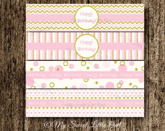 Princess label princess sticker princess birthday pink | Etsy