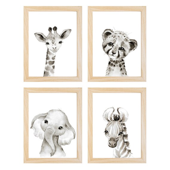 Jungle Animals Wall Art Giraffe Nursery Kids Zebra Decor Print Elephant Safari By My Sweet Little Owl Catch Party - Metal Wall Art Decor Animals Jungle Animals Wall Art Giraffe Nursery Kids Zebra Decor Print Elephant Safari By My Sweet Little Owl Catch Party - Metal Wall Art Decor Animals