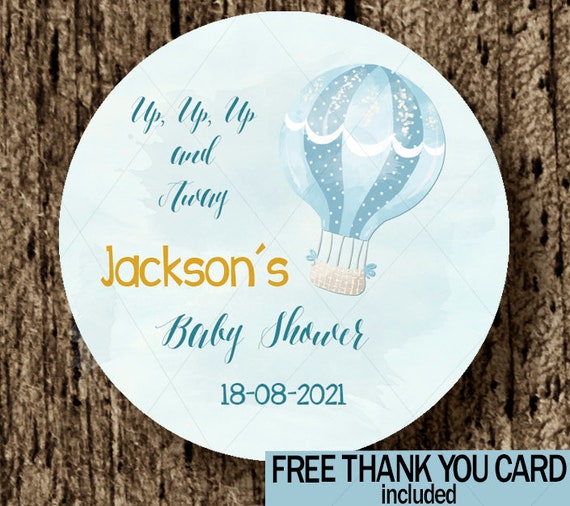 Hot Air Balloon Sticker Hot Air Balloon Label Hot Air Etsy