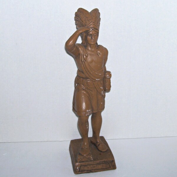 1965 Austin Productions Native American Indian Chief Statue 13.5 Inches