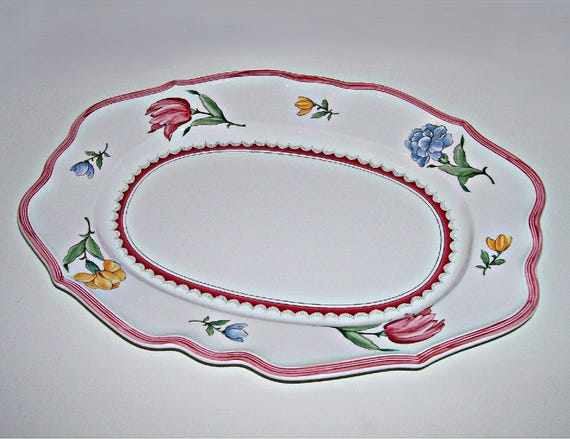 Villeroy & Boch 深皿 Alsas Villeroy Boch Jardin D'alsace Fleur Platter Approx. 17