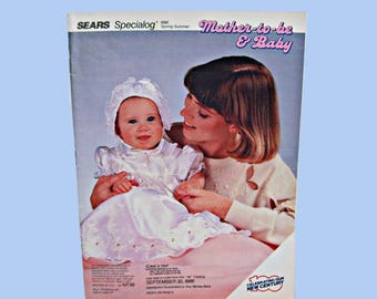 1986 Sears Specialog Mother to Be and Baby Catalog 75 pages Toys, Maternity, etc.