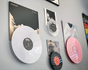 Présentoir vinyle pour accessoires de disque | Support mural pour album | Lecture en cours