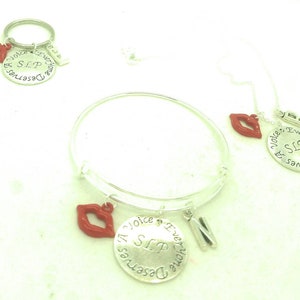Collar de llavero de pulsera de brazalete de patólogo del lenguaje del habla, pulsera Slp, regalo de terapeuta del habla, todos merecen una pulsera de voz