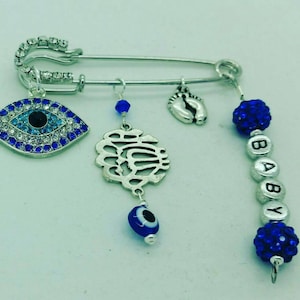 Mashallah pin, Masha&#39;Allah pin, Allah stroller pin, muslim pin, turkish evil eye pin, evil eye pin, stroller pin, islamic baby gift
