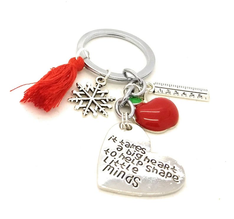 Teacher keychain, slp gift, speech therapist keychain, occupational therapist keychain, teacher speech therapist gift, personalized keychain image 2