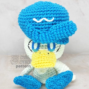 PDF Crochet Pattern Quaxly Inspired Amigurumi