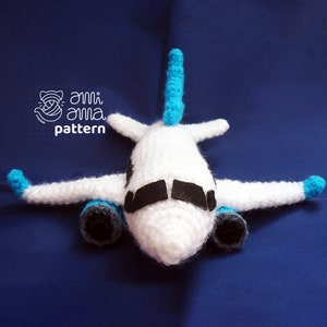 PDF CROCHET PATTERN Airplane toy Amigurumi