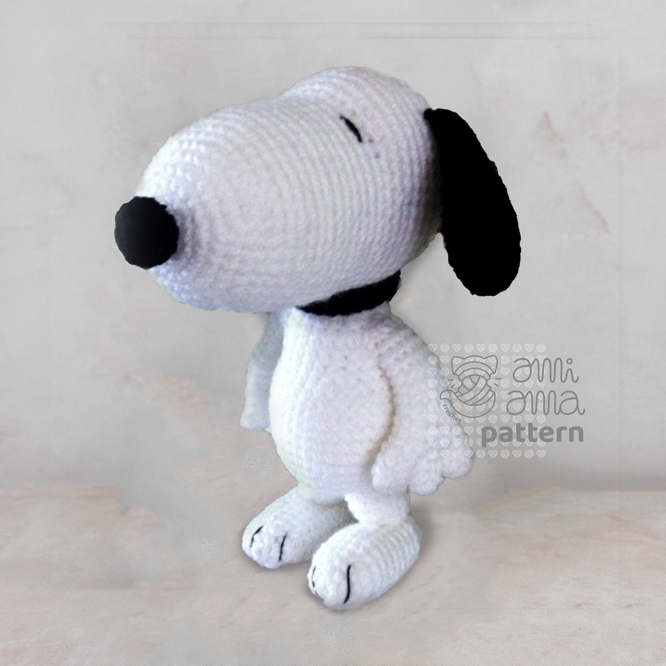 PDF CROCHET PATTERN Snoopy Inspired Amigurumi Etsy